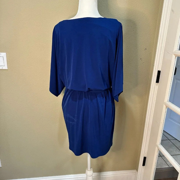TRINA TURK Beaded Cold Shoulder Tunic Dress - 8 - Picture 6 of 6